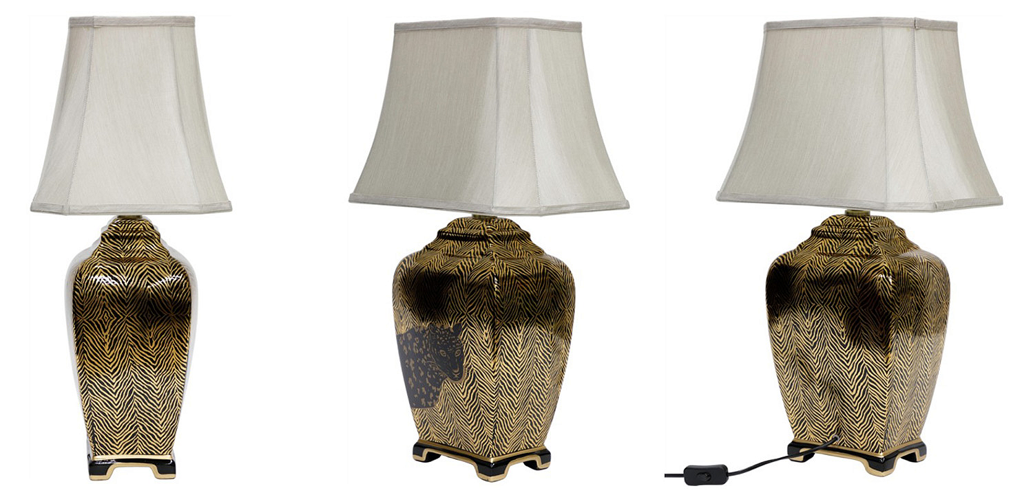 Настольная лампа Leopard Table lamp black and gold Настольная лампа Leopard Table lamp black and gold - Loft-Concept в Грозном