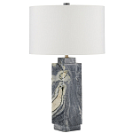 Настольная лампа с корпусом из серого мрамора Breathtaking View варинант исполнения - 4 | Loft Concept в Грозном