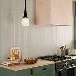 Подвесной светильник каплевидной формы с комбинированным плафоном из стали и белого матового стекла Kichler варинант исполнения - 7 | Loft Concept в Грозном