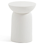 Приставной столик белого цвета Tori варинант исполнения - 2 | Loft Concept в Грозном