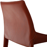 Стул коричневый из искуственной кожи на 4-х ножках Enigma Brown варинант исполнения - 2 | Loft Concept в Грозном