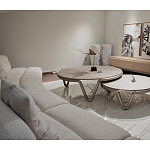 Стол журнальный круглый с узором Table Hypontic Pattern варинант исполнения - 7 | Loft Concept в Грозном