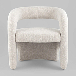 Кресло дизайнерское для лаунж зоны жемчужного цвета Pearl Lounge варинант исполнения - 9 | Loft Concept в Грозном