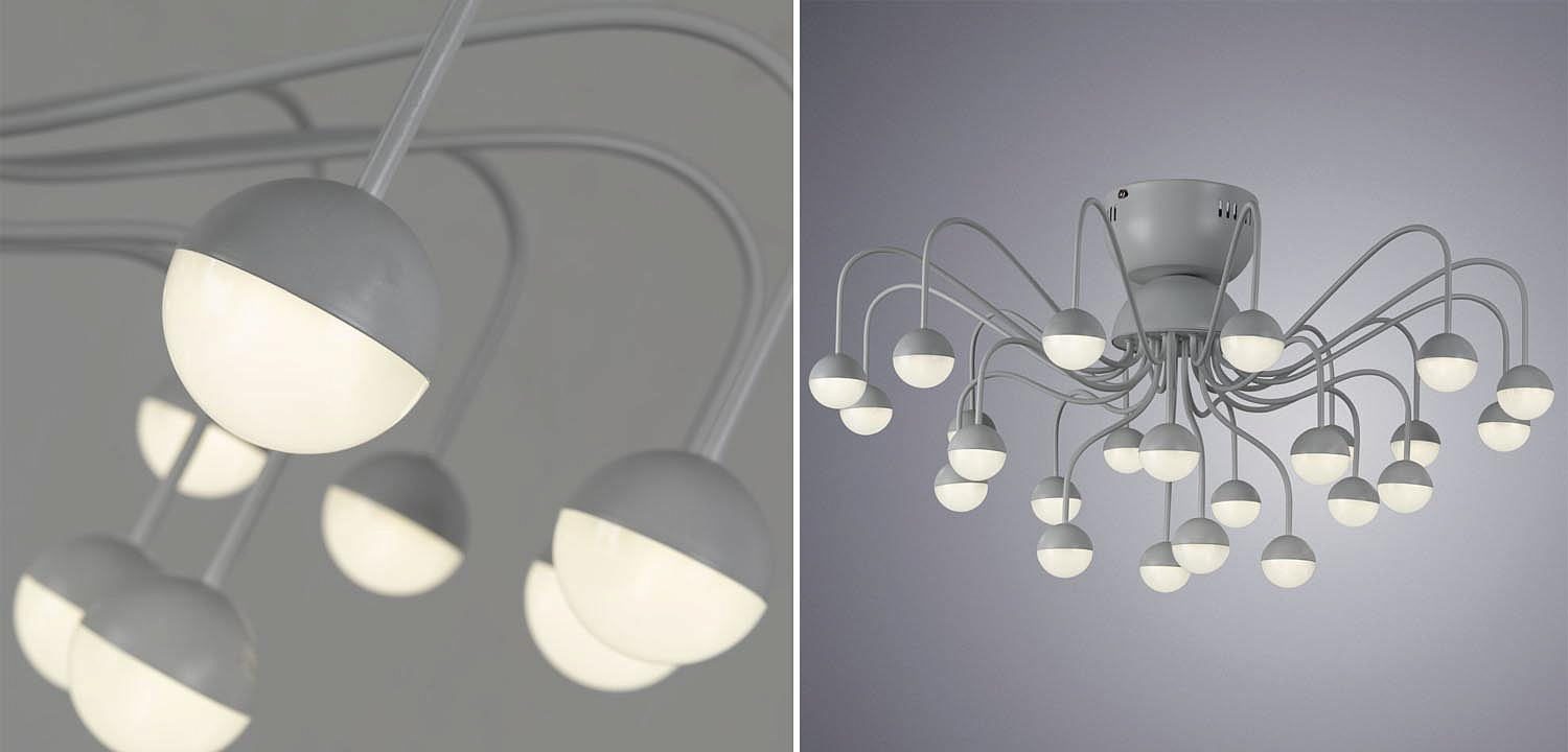 Потолочная люстра Vilelme Chandelier white Потолочная люстра Vilelme Chandelier white - Loft-Concept в Грозном