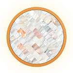 Бра в форме диска с перламутровыми прямоугольниками из морской ракушки Touch of Marine Charm варинант исполнения - 1 | Loft Concept в Грозном