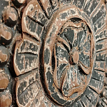 Индийский шкаф с орнаментом резьба из дерева Indian Antique Furniture  варинант исполнения - 4 | Loft Concept в Грозном