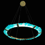 Люстра в форме кольца с цветочным декором Warm Heavenly Light варинант исполнения - 6 | Loft Concept в Грозном