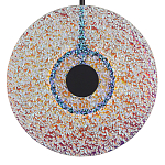 Подвесной светильник из фактурного двойного стекла Heterochromia варинант исполнения - 3 | Loft Concept в Грозном