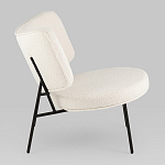 Мини-кресло District Lounge букле белый варинант исполнения - 2 | Loft Concept в Грозном