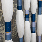 Настенное украшение из нитей Корона с кисточками Crown Wall Hanging варинант исполнения - 2 | Loft Concept в Грозном