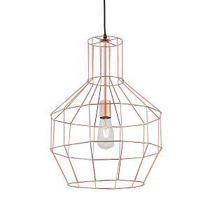 Подвесной светильник Loft Wire Cage Copper