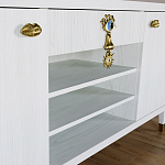 Комод-буфет Elsa Dreams White с открытыми полками   варинант исполнения - 5 | Loft Concept в Грозном