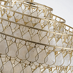 Люстра многоярусная с декором из натуральной морской ракушки Iridescent Light варинант исполнения - 7 | Loft Concept в Грозном