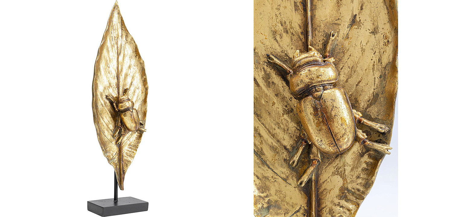 Статуэтка Golden Beetle on a leaf - Loft-Concept в Грозном