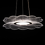 Люстра с прозрачным волнистым плафоном в форме цветка Ethereal Bloom варинант исполнения - 6 | Loft Concept в Грозном