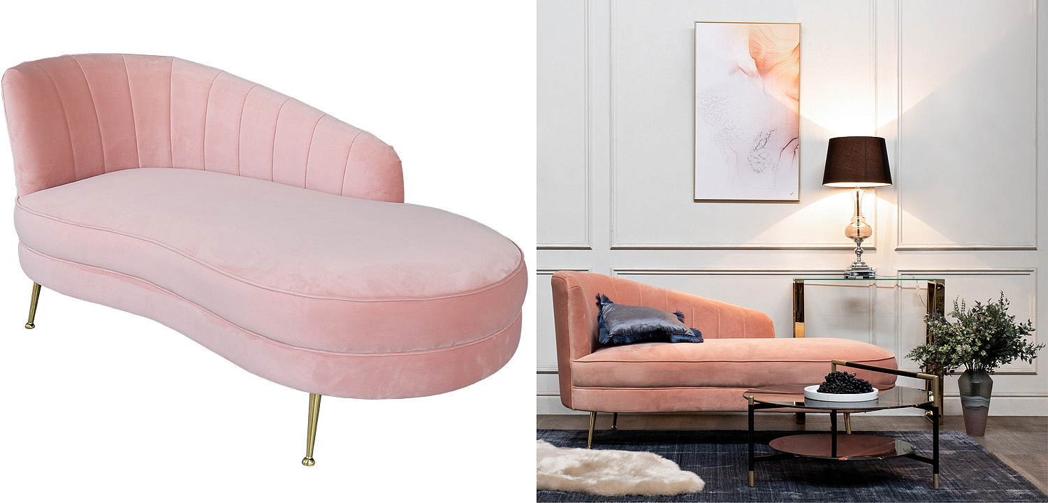 Кушетка Pink Velur Кушетка Pink Velur - Loft-Concept в Грозном