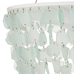 Люстра круглая с каскадом из декоративных элементов Sea Glass варинант исполнения - 2 | Loft Concept в Грозном