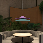 Подвесной вязаный светильник в двухцветном исполнении «Двойной Токио»  варинант исполнения - 2 | Loft Concept в Грозном