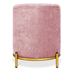 Банкетка овальная пыльно-розовый велюр на 4-х металлических ножках золотого цвета SANJAY варинант исполнения - 3 | Loft Concept в Грозном