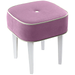 Квадратный мягкий пуф на белых ножках Winton Pouf Square варинант исполнения - 5 | Loft Concept в Грозном