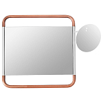 Настенное зеркало Copper White Square Functional Mirror варинант исполнения - 1 | Loft Concept в Грозном