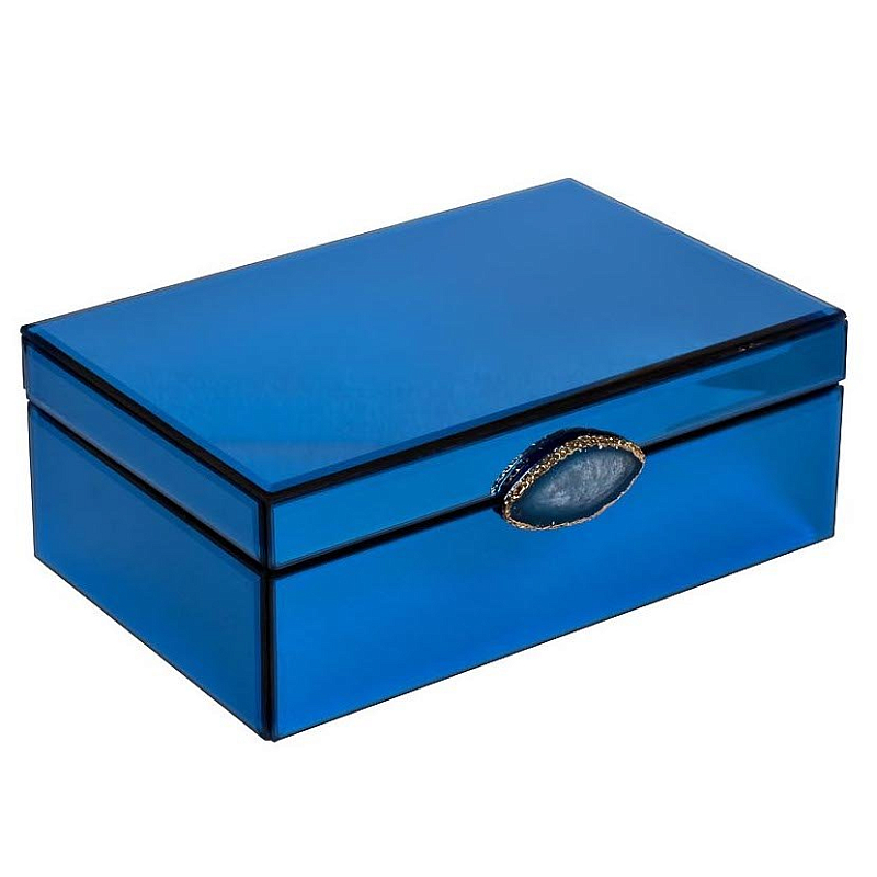 Шкатулка Blue Surprise Parallelepiped Синий Шкатулка Blue Surprise Parallelepiped Синий в Грозном | Loft Concept