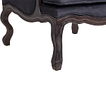 Диван двухместный George Grand Seating black velour варинант исполнения - 5 | Loft Concept в Грозном