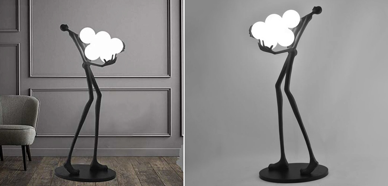 Торшер Man carries light Six Balls Торшер Man carries light Six Balls - Loft-Concept в Грозном