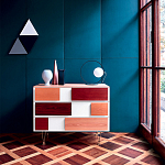 Дизайнерский широкий комод с ящиками Gio Ponti D.655.1 D.655.2 Chest of Drawers варинант исполнения - 2 | Loft Concept в Грозном