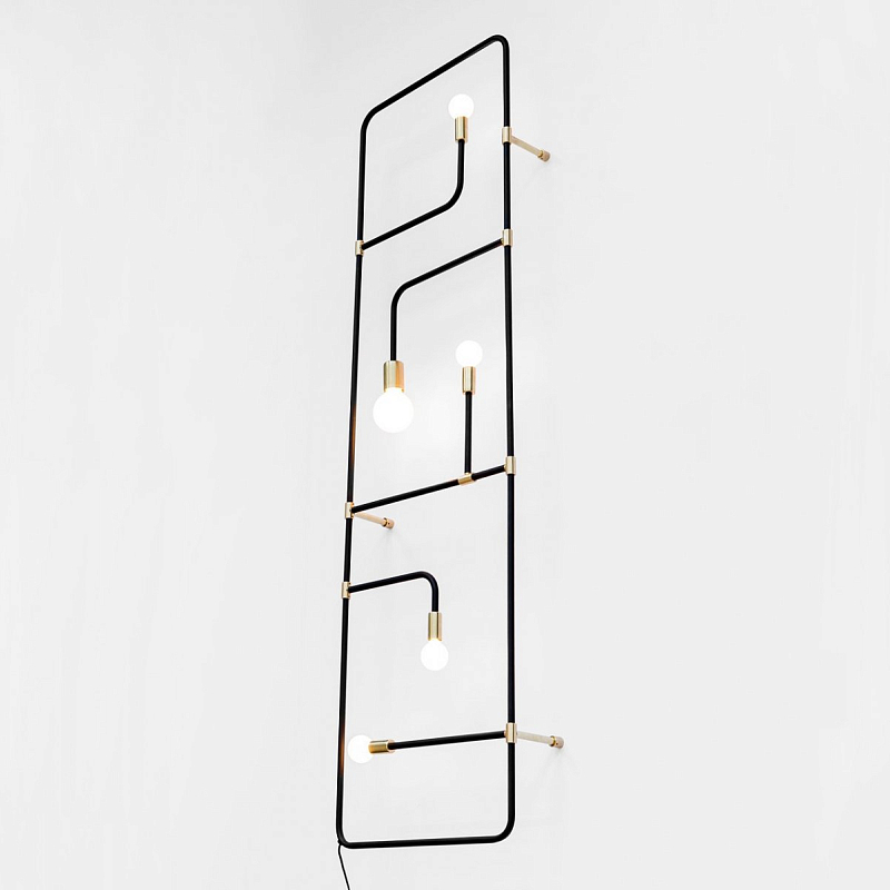 Бра Beaubien 05 by Lambert & Fils Черный Золотой в Грозном | Loft Concept 