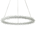 Кольцевая люстра украшенная кристаллами из хрусталя Gilbertine Crystals Ring Chandelier варинант исполнения - 1 | Loft Concept в Грозном