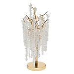 Лампа настольная со стеклянными подвесами цвет золото Light FAIRYTREE варинант исполнения - 1 | Loft Concept в Грозном