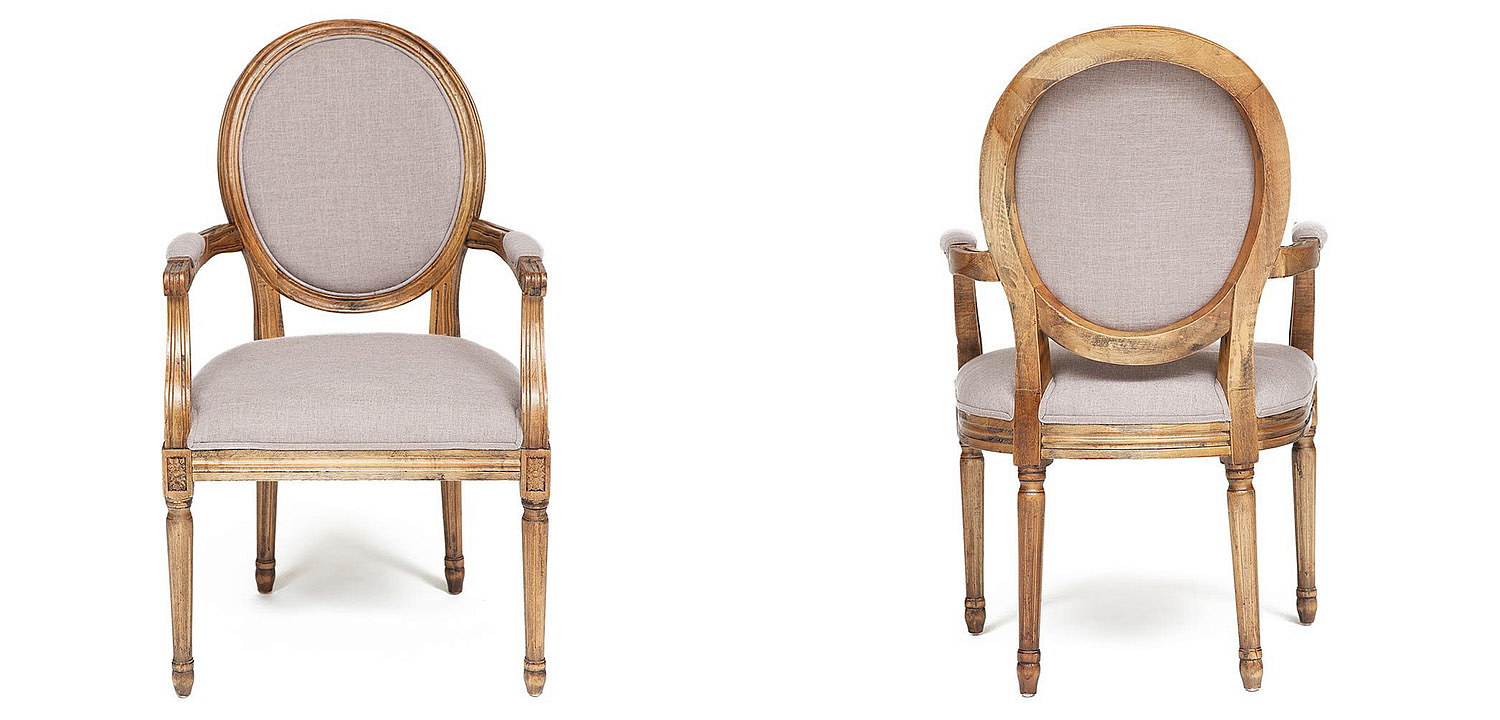 Стул French armchair Provence gray Стул French armchair Provence gray - Loft-Concept в Грозном