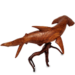 Статуэтка акула-молот деревянная Hammer варинант исполнения - 2 | Loft Concept в Грозном