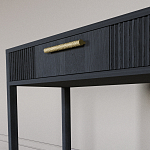 Элегантная Консоль Primo с выдвижным ящиком Черный дуб варинант исполнения - 4 | Loft Concept в Грозном