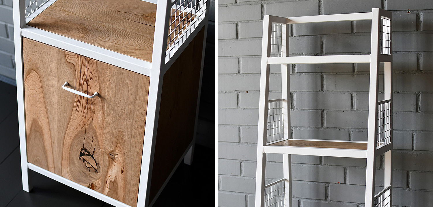 Стеллаж Bartlett Industrial Metal Rust Rack Стеллаж Bartlett Industrial Metal Rust Rack - Loft-Concept в Грозном