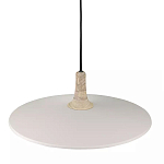 Подвесной светильник круглый в сочетании дерева и металла Space варинант исполнения - 2 | Loft Concept в Грозном