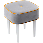Квадратный мягкий пуф на белых ножках Winton Pouf Square варинант исполнения - 11 | Loft Concept в Грозном