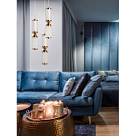 Подвесной светильник с двумя белыми рифлеными цилиндрическими плафонами Golden Swirl варинант исполнения - 8 | Loft Concept в Грозном