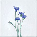 Плитка с узором Васильки варинант исполнения - 2 | Loft Concept в Грозном