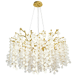 Люстра с круглыми хрустальными подвесками Fairytree Gold Crystal Branches Chandelier 10 варинант исполнения - 2 | Loft Concept в Грозном
