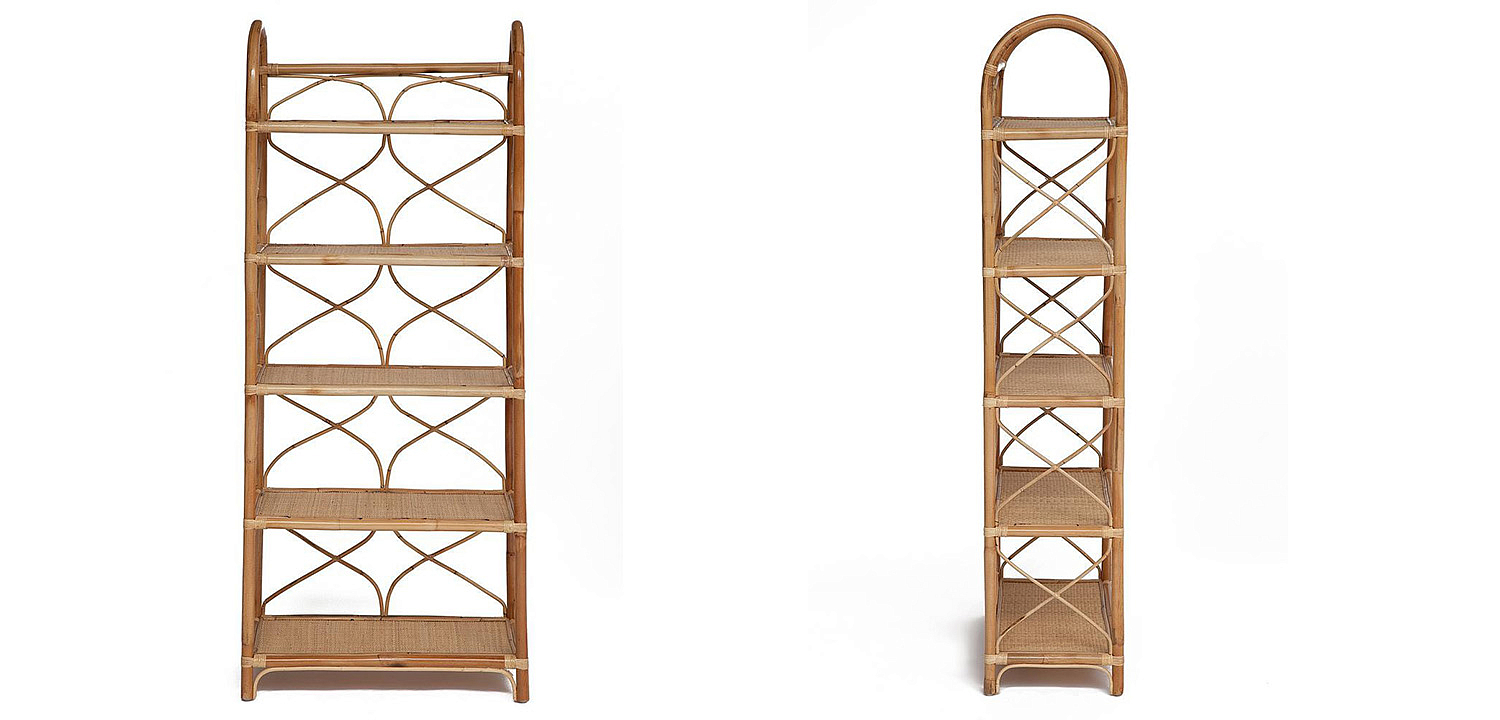 Этажерка Rattan Wicker Bookcase Этажерка Rattan Wicker Bookcase - Loft-Concept в Грозном