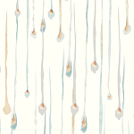 Мебельная ткань Велюр Raindrops White 145 см N 1003 варинант исполнения - 1 | Loft Concept в Грозном