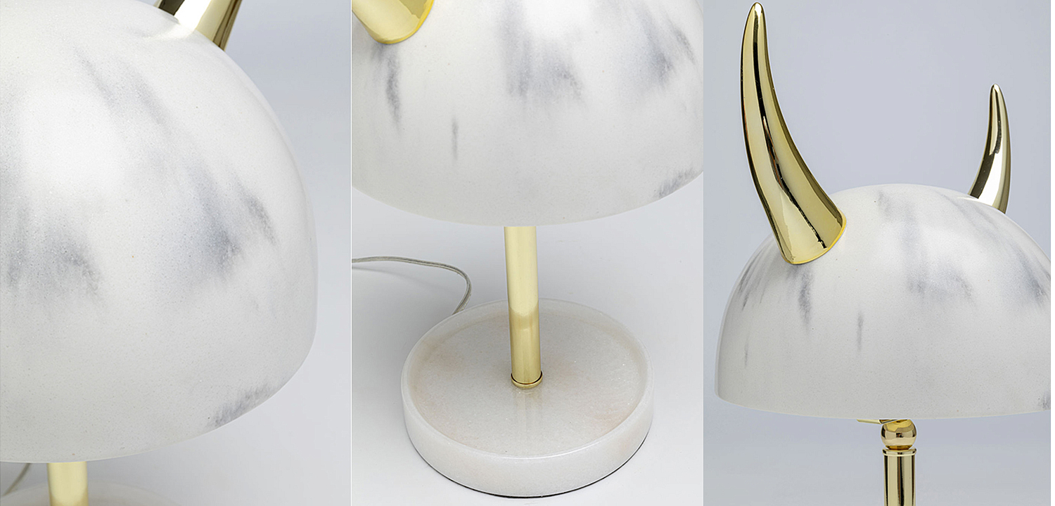 Настольная лампа Marble with Horns - Loft-Concept в Грозном