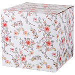 Набор посуды обеденный из фарфора на 6 персон 18 предметов Flower Porcelain Collection варинант исполнения - 3 | Loft Concept в Грозном