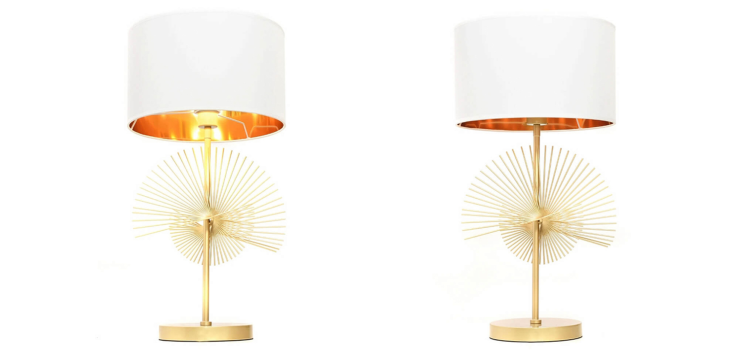 Настольная лампа Genoveva Table lamp white Настольная лампа Genoveva Table lamp white - Loft-Concept в Грозном