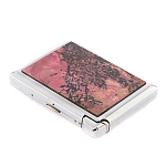 Портсигар с газовой зажигалкой из натурального камня Родонит Stone Cigarettes Cases варинант исполнения - 9 | Loft Concept в Грозном