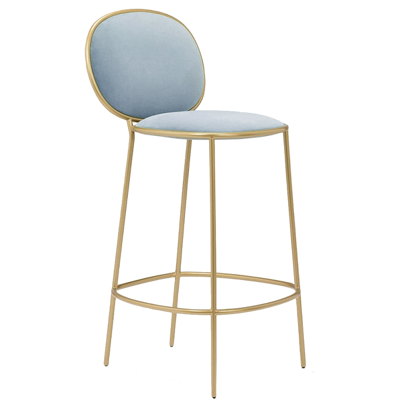 Барный стул Stay Bar Stool Золотой Серый Барный стул Stay Bar Stool Золотой Серый в Грозном | Loft Concept