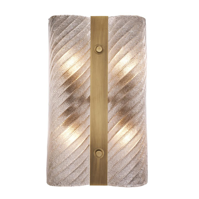 Бра Eichholtz Wall Lamp Positano Латунь Античная полированная Прозрачный Бра Eichholtz Wall Lamp Positano Латунь Античная полированная Прозрачный в Грозном | Loft Concept