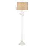 Торшер с белым каркасом и тканевыми абажуром Natural Stems варинант исполнения - 2 | Loft Concept в Грозном